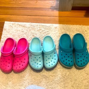 Three Crocs - 1 for 10 or 3 for 24